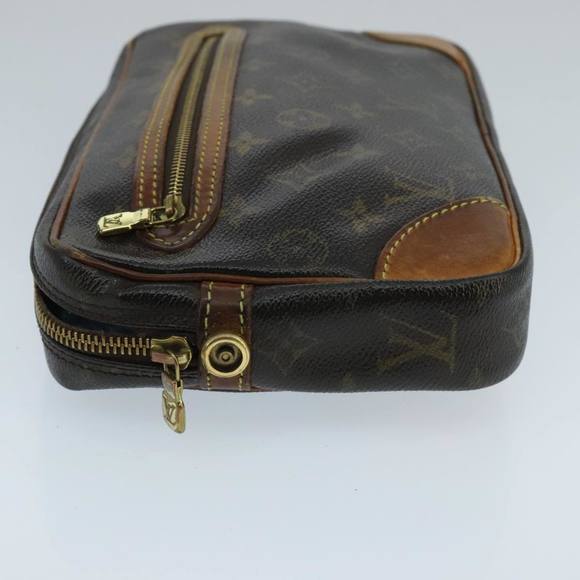 LOUIS VUITTON Monogram Marly Dragonne GM Clutch Bag M51825 LV Auth 96753 - Picture 4 of 16